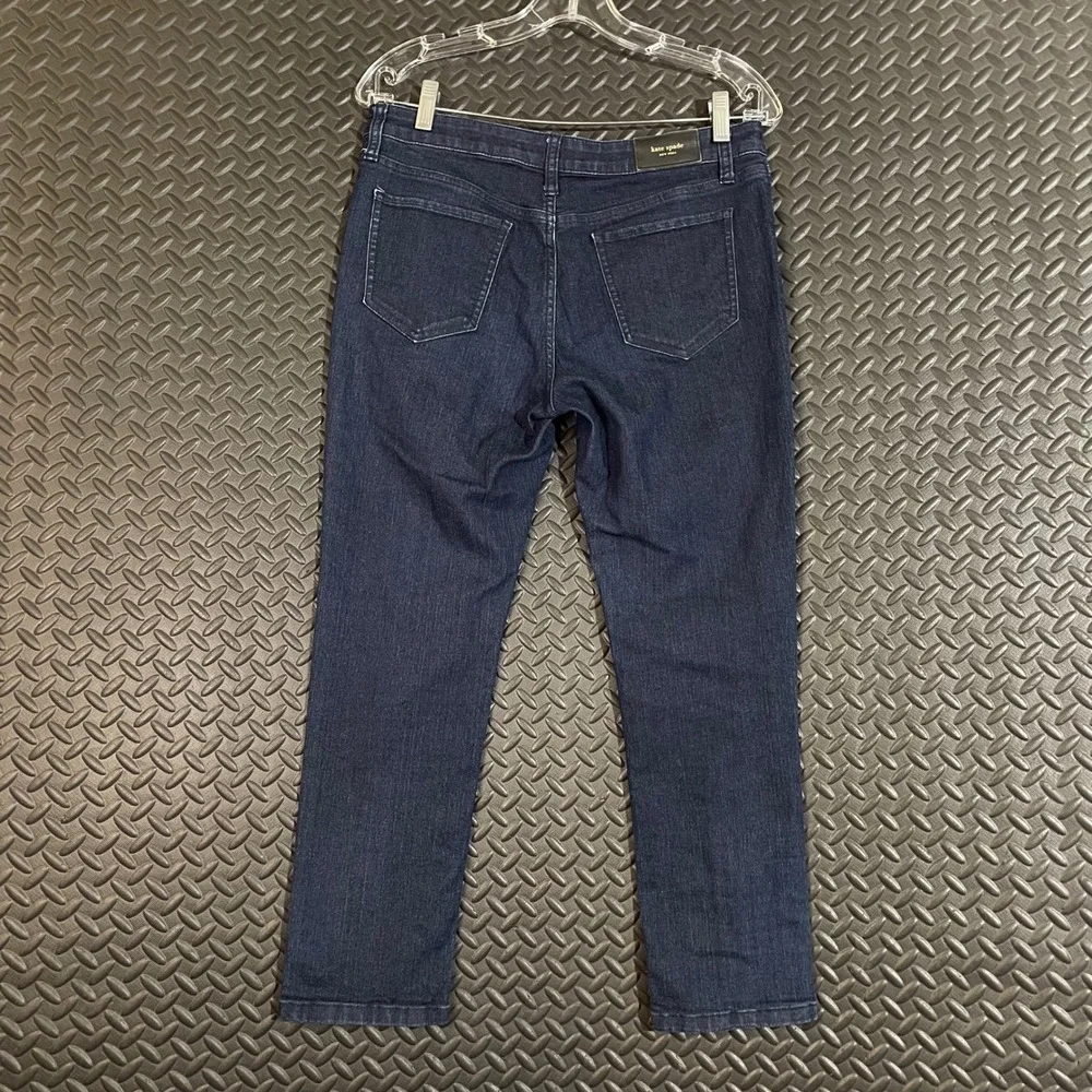 Kate Spade‎ Broome Street Blue Mid Rise Skinny Denim Jeans Women's Size 28